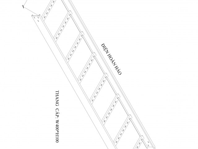 Thang cáp W400 H100